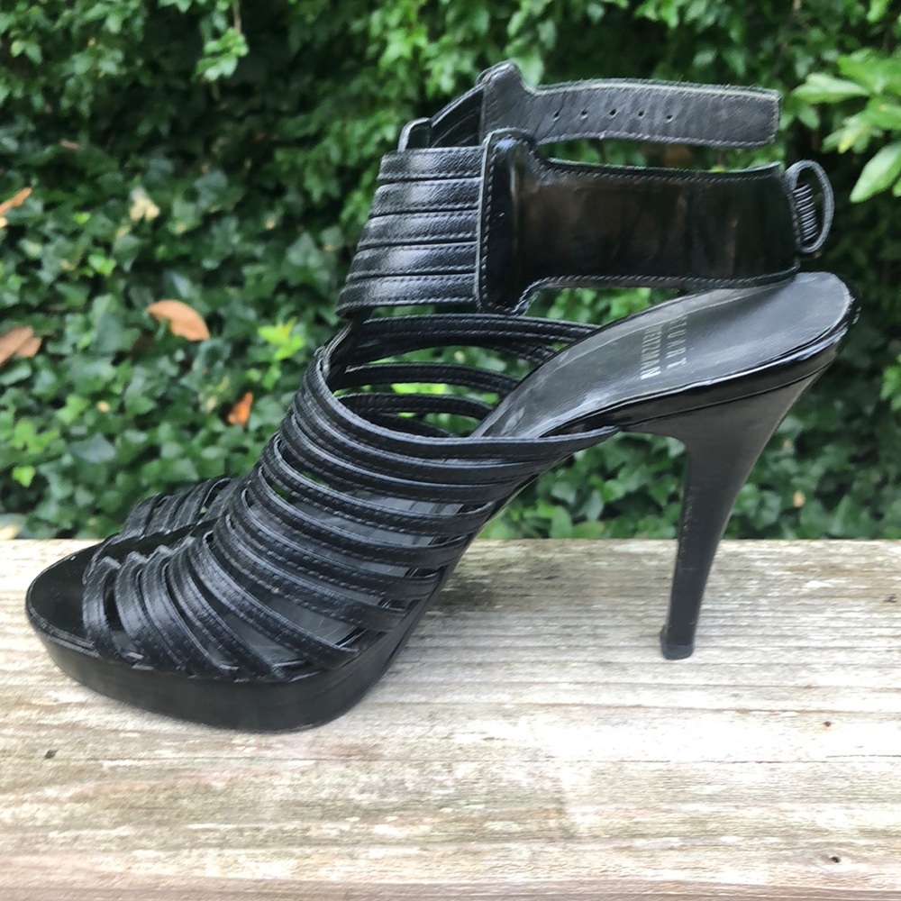 Stuart weitzman strappy platforms